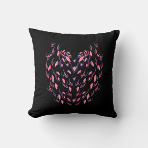 Cojín Decorativo Fundido Flamingo Halloween Simple Pink Bird Body