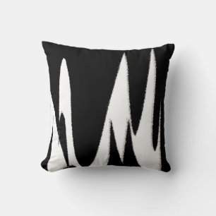 Cojín Decorativo Funky Abstract Art Black White