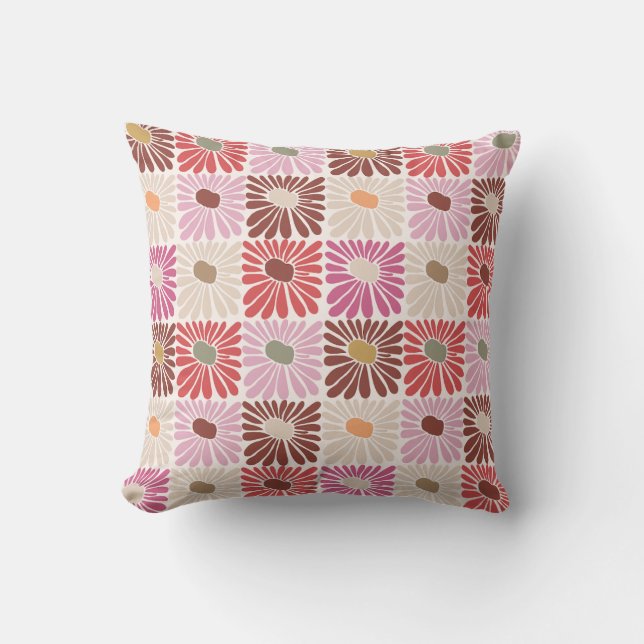 Cojín Decorativo Funky Groovy Retro FlowPattern (Anverso)