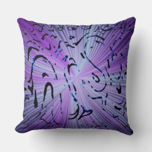 Cojín Decorativo Funky Purple Starburst Cushion