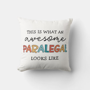 Cojín Decorativo Funny Asistente Legal Paralegal Asombroso