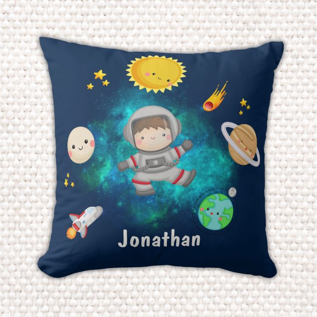 Cojín Decorativo Funny Astronaut Spaceship Boy Gift (Subido por el creador)