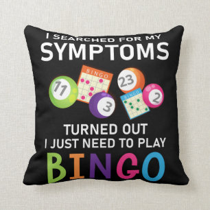 Cojín Decorativo Funny Bingo Ball Bingo Gamer