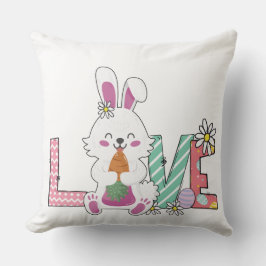 Cojín Decorativo Funny Bunny Happy Easter Day