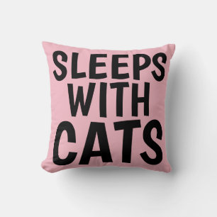 Cojín Decorativo Funny Cat Pillows, DURA CON GATOS
