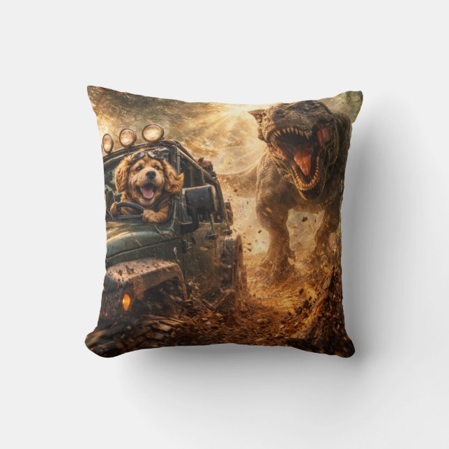 Cojín Decorativo Funny Cockapoo Gift | Action Dog Cushion (Anverso)