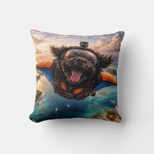 Cojín Decorativo Funny Cockapoo Gift | Flying Dog Cushion (Anverso)