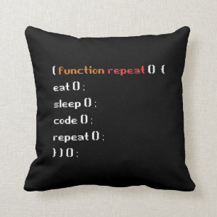 Cojín Decorativo Funny Computer Science Coder Programmer (Función)