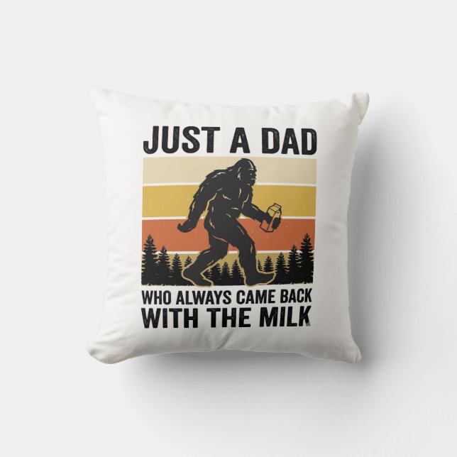 Cojín Decorativo Funny Dad Came Back With the Milk Vintage Shirt_1 (Anverso)