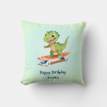Funny dinosaur Skateboard Niños de fiesta de cumpl