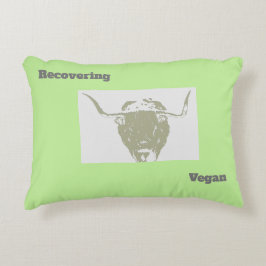 Cojín Decorativo Funny Ex-vegana Accent Pillow