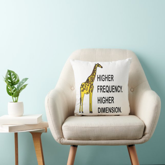 Cojín Decorativo Funny Giraffe Pun (Silla)