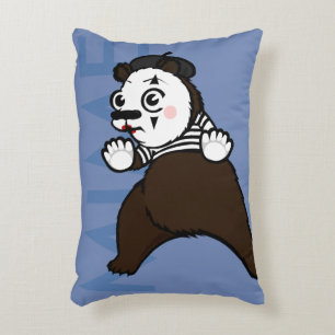 COJÍN DECORATIVO FUNNY GRIZZLY BEAR MIME ACCENT PILLOW