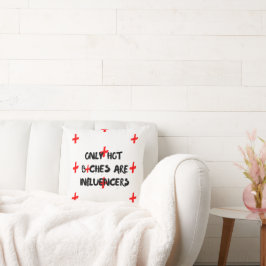 Cojín Decorativo Funny Influencer Quote Pillow For Home Decor