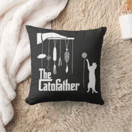 Cojín Decorativo Funny Mafia Cat Parody Graphic Tee