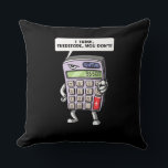 Cojín Decorativo Funny Math Algebra Calculator Mathematics Chiste<br><div class="desc">Funny Math Algebra Calculator Diseño matemático de Chiste para amantes de matemáticas.</div>