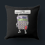 Cojín Decorativo Funny Math Algebra Calculator Mathematics Chiste<br><div class="desc">Funny Math Algebra Calculator Diseño matemático de Chiste para amantes de matemáticas.</div>