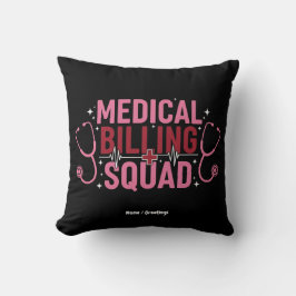 Cojín Decorativo Funny Medical Billing Squad Proud Specialist Gift