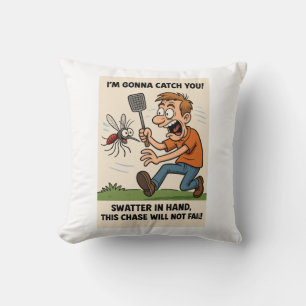 Cojín Decorativo Funny Mosquito Personalizado Bug Chase con agua