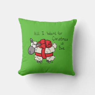 Cojín Decorativo Funny Personalizado de Navidades de Holiday Cute S