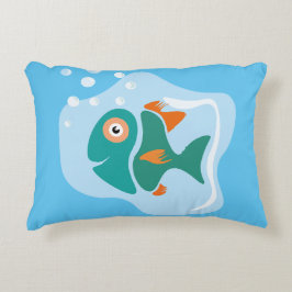 Cojín Decorativo Funny Pescado Elegante