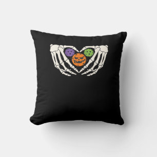Cojín Decorativo Funny Pickle Halloween Skeleton manos Pumpki del c