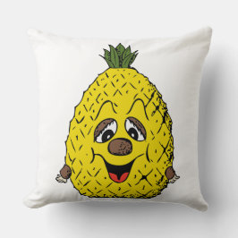 Cojín Decorativo Funny Pineapple Personalizado Face Foodie, ZSSG