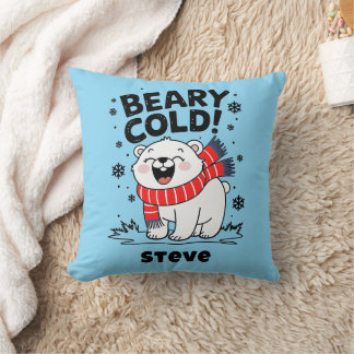 Cojín Decorativo Funny Polar Beary Cold Navidades