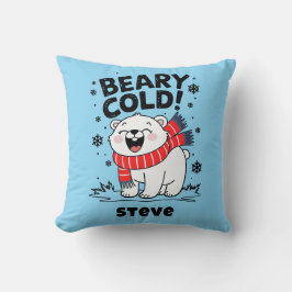 Cojín Decorativo Funny Polar Beary Cold Navidades