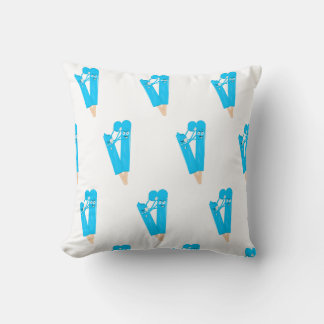 Cojín Decorativo Funny Popsicle Pattern Illustration