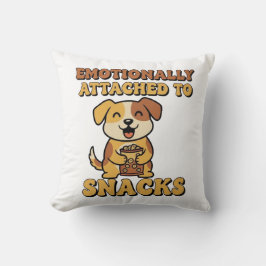 Cojín Decorativo Funny Retro Dog Snack Mood Square Pillow