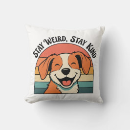 Cojín Decorativo Funny Retro Dog Square Throw Pillow