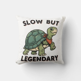 Cojín Decorativo Funny Retro Turtle Square Throw Pillow