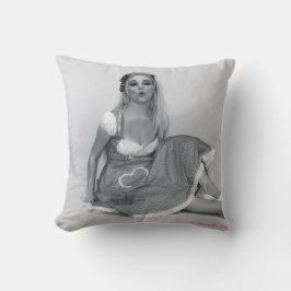 Cojín Decorativo Funny Rude Retro Pinup Chica Cita divertida histor