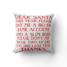 Funny Santa Navidades Pillow