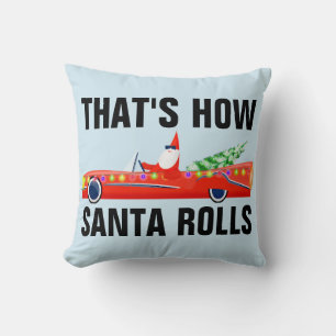 COJÍN DECORATIVO FUNNY SANTA NAVIDADES PILLOWS, GUAY SANTA