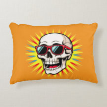 **Funny Skull With Sunglasses – Cartoon Laughing S