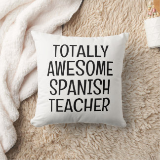 Cojín Decorativo Funny Spanish Teacher Totally Awesome