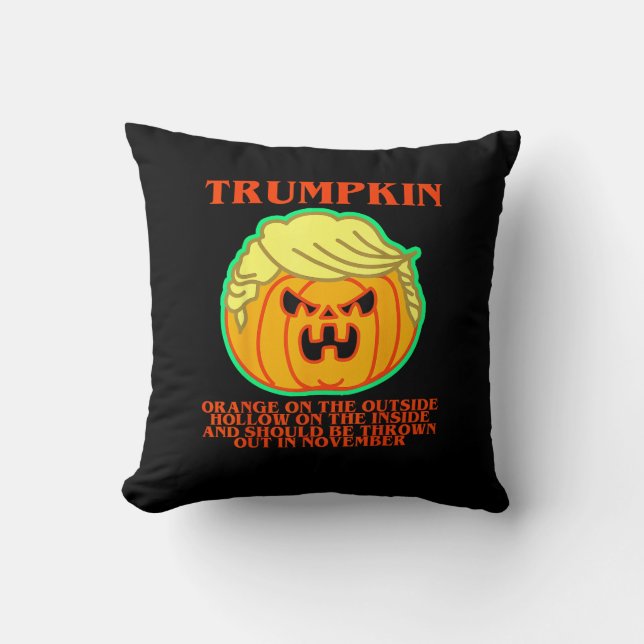 Cojín Decorativo Funny Trumpkin (Anverso)
