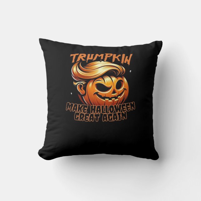 Cojín Decorativo Funny Trumpkin Classic (Anverso)