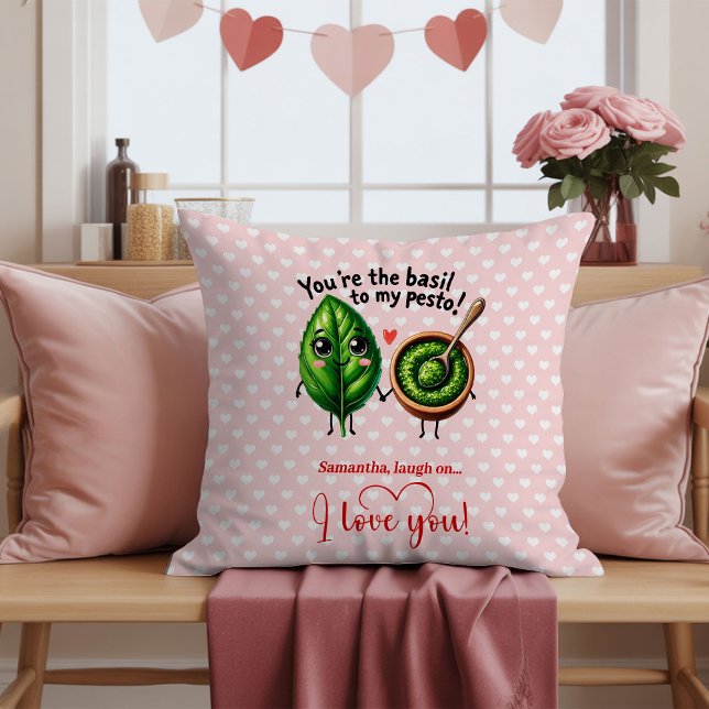 Cojín Decorativo Funny Valentine Cartoon Food Pillow Personalized (Funny Valentine Cartoon Food Pillow Personalized)