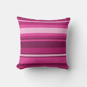 Cojín Decorativo Fuschia stripes