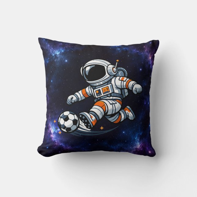 Cojín Decorativo Fútbol Astronauta (Anverso)