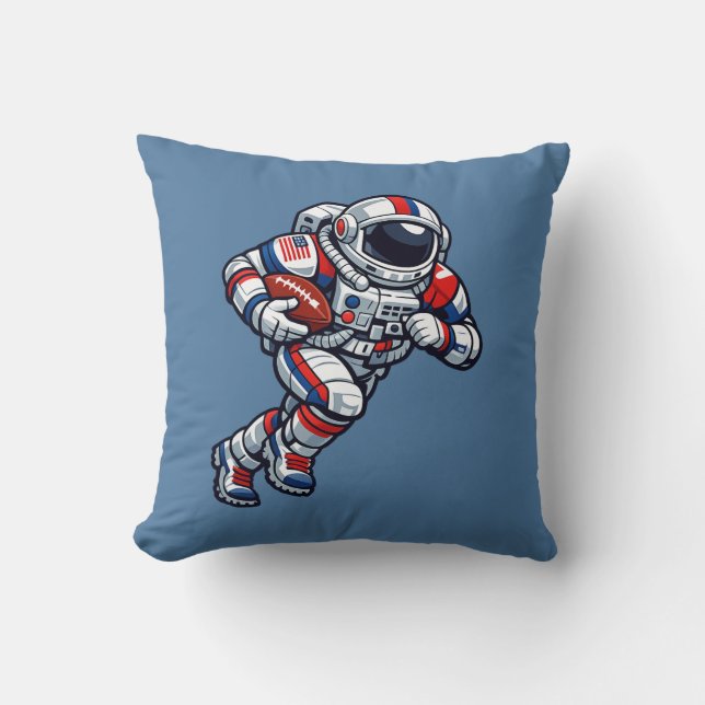 Cojín Decorativo Fútbol Astronauta (Anverso)