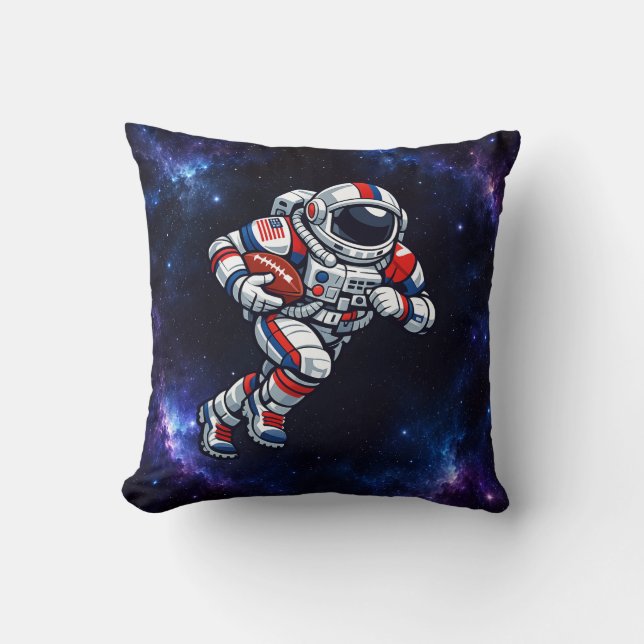 Cojín Decorativo Fútbol Astronauta (Anverso)