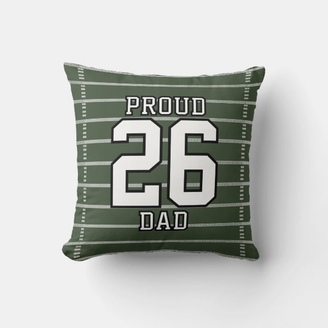 Cojín Decorativo Fútbol Día de Partido (Anverso)