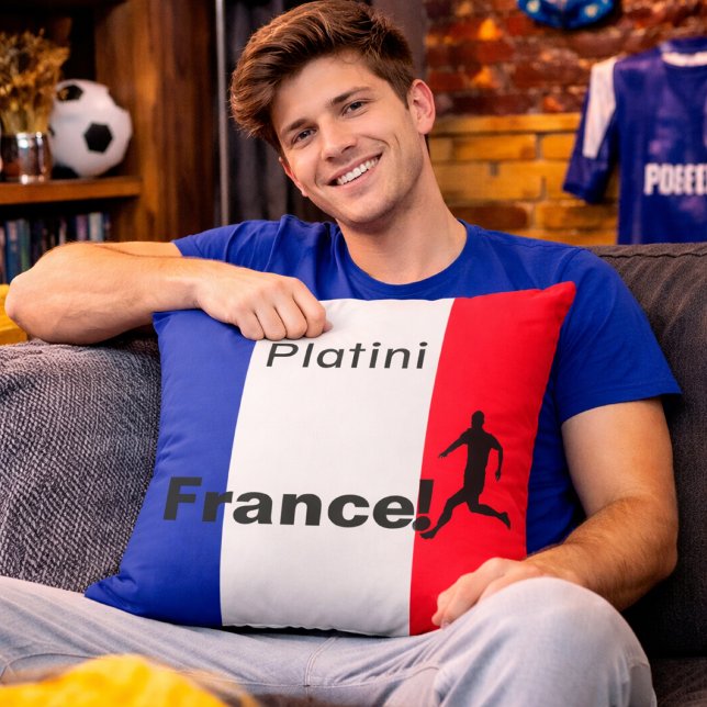 Cojín Decorativo Fútbol Francia, personalizable (Subido por el creador)