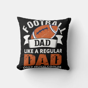 Cojín Decorativo Fútbol masculino papá divertido papá fútbol americ