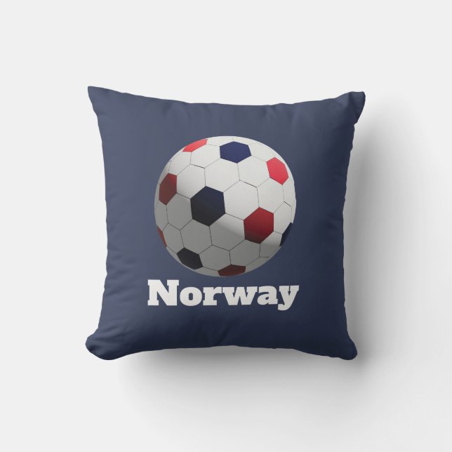 Cojín Decorativo fútbol Noruega (Anverso)
