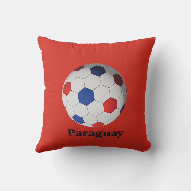 Cojín Decorativo Fútbol Paraguayo (Reverso)